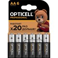 Батарейка OPTICELL Professional AA 6шт/уп 2057718 - фото 1009318