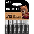 Батарейка OPTICELL Basic AA 6шт/уп 2057686 - фото 1009332