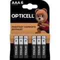 Батарейка OPTICELL Basic Батарейки AAA 6шт/уп 2057687 - фото 1009334