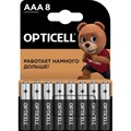 Батарейка OPTICELL Basic Батарейки AAA 8шт/уп 2057689 - фото 1009352