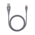 Кабель Deppa Ceramic USB - micro USB, 1м, серый 1665469 - фото 1009581