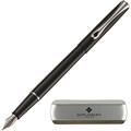 Ручка перьевая DIPLOMAT Traveller black lacquer F синий D10424950 1006784 - фото 1038857