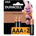 Батарейка DURACELL BASIC ААA/LR03-2BL 73516 - фото 1040538