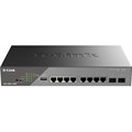 Коммутатор D-Link DSS-200G-10MP/A1A, L2 8x1000Base-T PoE и 2xSFP 2080986 - фото 1090289