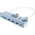 Концентратор Satechi ST-UCICHB Clamp Hub для 24 iMac,USB, синий 2031858 - фото 1092507