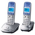 Радиотелефон Panasonic KX-TG2512RUS серебристый (2шт) 171991 - фото 1107916