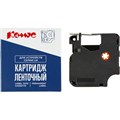 Картридж Комус-D-S0720580/45018 (черный на желтом ,12мм/7м) для LM 1955870 - фото 1113291