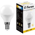 Лампа светодиодная Feron LB-95 Шарик E14 7W 175-265V 2700K(25478) 2082347 - фото 1119614