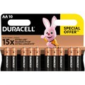 Батарейка DURACELL Basic LR6 AA BL10 Alkaline 1.5V (10/80) (10шт/уп) 2082538 - фото 1123101