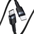 Кабель Baseus USB-C-&gt;MFI CL 20W 1m GRчерный 2098152 - фото 1123316