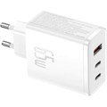 Зарядное устройство сетевое Baseus Cube Pro USB-Cx2+A 65W белый 2098158 - фото 1123434