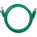 Патч-корд REXANT (02-0106-105) U/UTP, CAT 5e, 26AWG, LSZH, зеленый, 1,5м 2111783 - фото 1162117