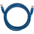 Патч-корд REXANT (02-0104-2) U/UTP, CAT 5e, 26AWG, LSZH, синий, 2м 2111792 - фото 1162153