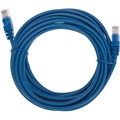 Патч-корд REXANT (02-0104-5) U/UTP, CAT 5e, 26AWG, LSZH, синий, 5м 2111794 - фото 1162179