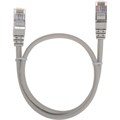 Патч-корд REXANT (02-0110-05) F/UTP, CAT 5e, 26AWG, LSZH, серый, 0,5м 2111830 - фото 1162184