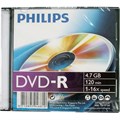 Носители информации DVD-R Philips (DM4S6S01F/97)4.7 Gb, 16x, Slim Case 1шт 2097489 - фото 1168193