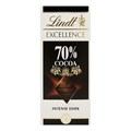 Шоколад LINDT горький содержание какао минимум 70%, 100 гр 1913981 - фото 1176484