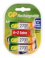 Аккумулятор GP Rechargeable 2700AAHC4/2 - фото 22067