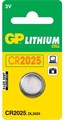 Батарея GP Lithium CR2025 (1шт) - фото 22529