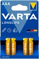 Батарея Varta Longlife LR03 Alkaline - фото 22563