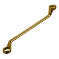Ключ накидной, 22 х 24 мм, желтый цинк Сибртех - фото 262940