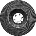 Круг лепестковый торцевой, конический, Р 40,115 х 22.2 мм Сибртех - фото 287058