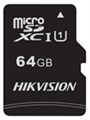 Флеш карта microSDXC 64GB Hikvision  HS-TF-C1(STD)/64G/Adapter - фото 335551