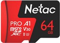 Флеш карта microSDXC 64GB Netac  NT02P500PRO-064G-R XM1809903 - фото 335784