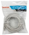 Патч-корд Buro UTP 4 пары cat6 CCA molded 10м серый RJ-45 (m)-RJ-45 (m) XM1543687 - фото 356813