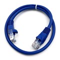 Патч-корд Buro UTP 4 пары cat5E CCA molded 0.5м голубой RJ-45 (m)-RJ-45 (m) XM1427768 - фото 356855