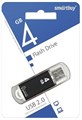 USB флеш накопитель  4 Gb SmartBuy V-Cut Black SB4GBVC-K XMC42716 - фото 472761