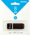 USB флеш накопитель  8 Gb SmartBuy Quartz Black SB8GBQZ-K XMC57983 - фото 472802