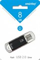 USB флеш накопитель  8 Gb SmartBuy V-Cut Black SB8GBVC-K XMC42718 - фото 472832