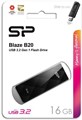 USB флеш накопитель 16 Gb Silicon Power Blaze B20 USB 3.0 SP016GBUF3B20V1K XMC121791 - фото 472857