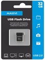 USB флеш накопитель 32 Gb Maxvi MM Dark grey  мини, металл  / FD32GBUSB20C10MM XMC116943 - фото 472960