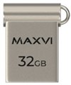 USB флеш накопитель 32 Gb Maxvi MM Metallic silver мини, металл  / FD32GBUSB20C10MM XMC116944 - фото 472963