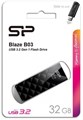 USB флеш накопитель 32 Gb Silicon Power Blaze B03 Black USB 3.0 SP032GBUF3B03V1K XMC116080 - фото 472971