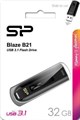 USB флеш накопитель 32 Gb Silicon Power Blaze B21 USB 3.0 SP032GBUF3B21V1K XMC77132 - фото 472975