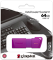 USB флеш накопитель 64 Gb Kingston DT Exodia M Purple KC-U2L64-7LN XMC121940 - фото 473164