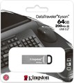 USB флеш накопитель 64 Gb Kingston DT Kyson DTKN/64GB / USB 3.2 / Read 200Mb/s XMC105604 - фото 473179