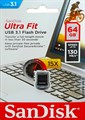 USB флеш накопитель 64 Gb SanDisk Ultra Fit USB3.1 SDCZ430-064G-G46 XMC85142 - фото 473203