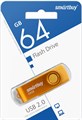 USB флеш накопитель 64 Gb SmartBuy Twist Yellow пластик-металл/поворотная/ SB064GB2TWY XMC114164 - фото 473329