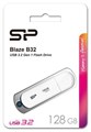 USB флеш накопитель_128 Gb Silicon Power Blaze B32 White USB 3.1 / SP128GBUF3B32V1W XMC115111 - фото 473424