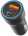 Авто З/У Deppa (11297) USB-C + USB A, PD 3.0, QC 3.0, 20W кабель USB-C - Lightning (MFI), черный XMC121712 - фото 473804