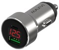 Авто З/У Maxvi (CCM-M602PD) USB A + USB-C серебро 6A, QC 3.0, LED, 36Вт XMC112245 - фото 473828