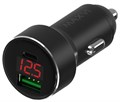 Авто З/У Maxvi (CCM-M602PD) USB A + USB-C черный  6A, QC 3.0, LED, 36Вт XMC112244 - фото 473830