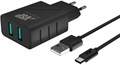 З/У BoraSCO (37264) 2 USB 2.4A + кабель USB-C черное XMC97768 - фото 477666