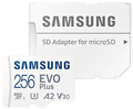 Карта памяти MicroSDXC_256 Gb Samsung EVO PLUS 130Mb/s MB-MC256KA /UHS-I / U3 / V30 / A2 XMC110103 - фото 478825