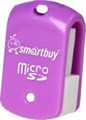 Картридер USB2.0 Reader SmartBuy SBR-706-F фиолетовый microSD/microSDHC XMC54382 - фото 478866