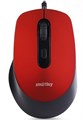 Мышь проводная Smartbuy ONE 265-R красная беззвучная 800-2400 dpi / SBM-265-R XMC106276 - фото 481175